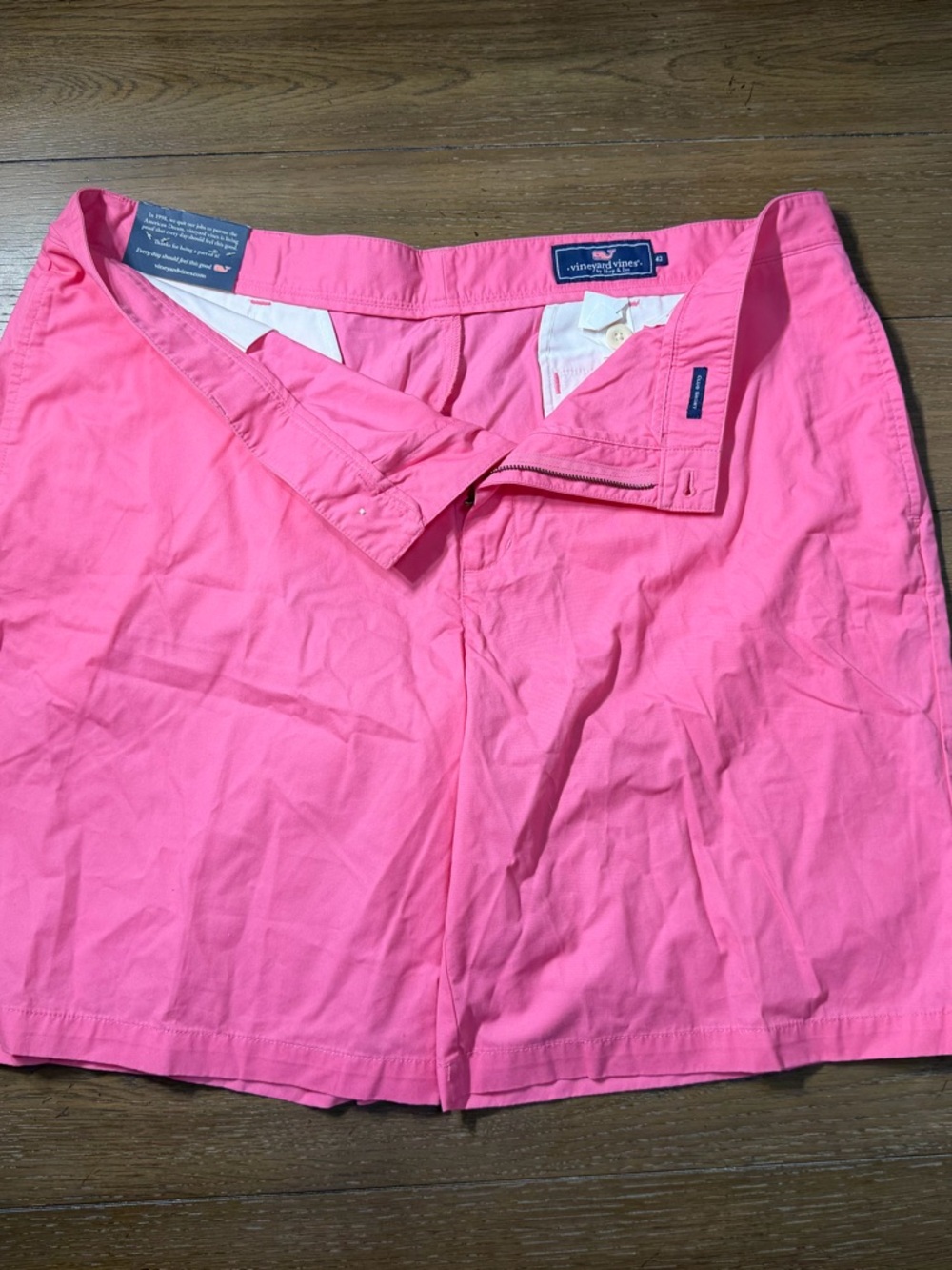 Vineyard Vines Pink Mens Classic Fit 9” Club Shorts